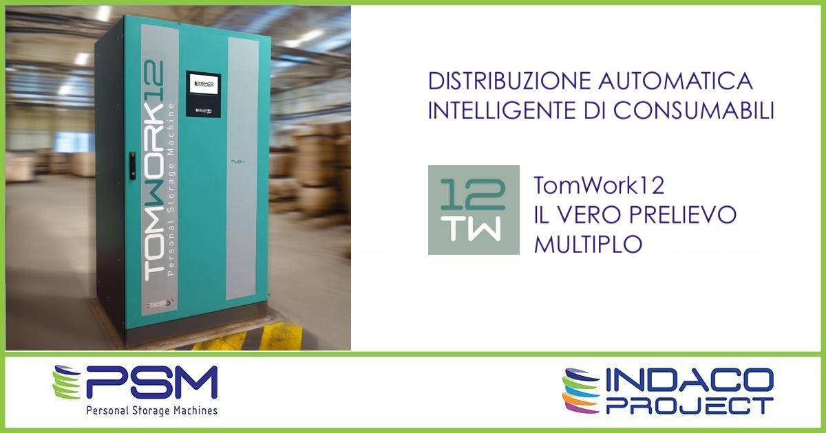 NOVITÀ - Distributore automatico DPI e consumabili autoconfigurabile - TOMWORK12